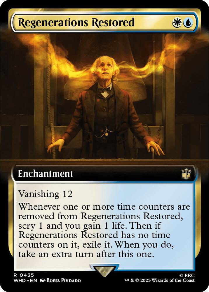 Regenerations Restored (Extended Art) (435) [Doctor Who] [Extended Art]