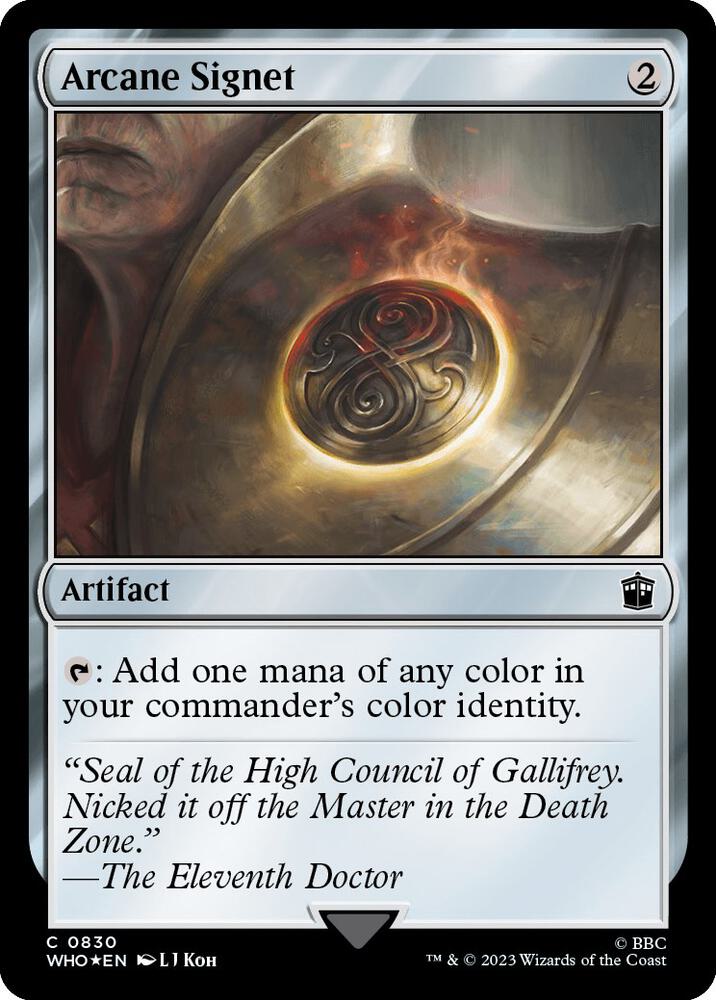 Arcane Signet (Surge Foil) (830) [Doctor Who]