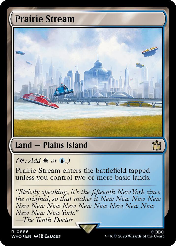 Prairie Stream (Surge Foil) (886) [Doctor Who]