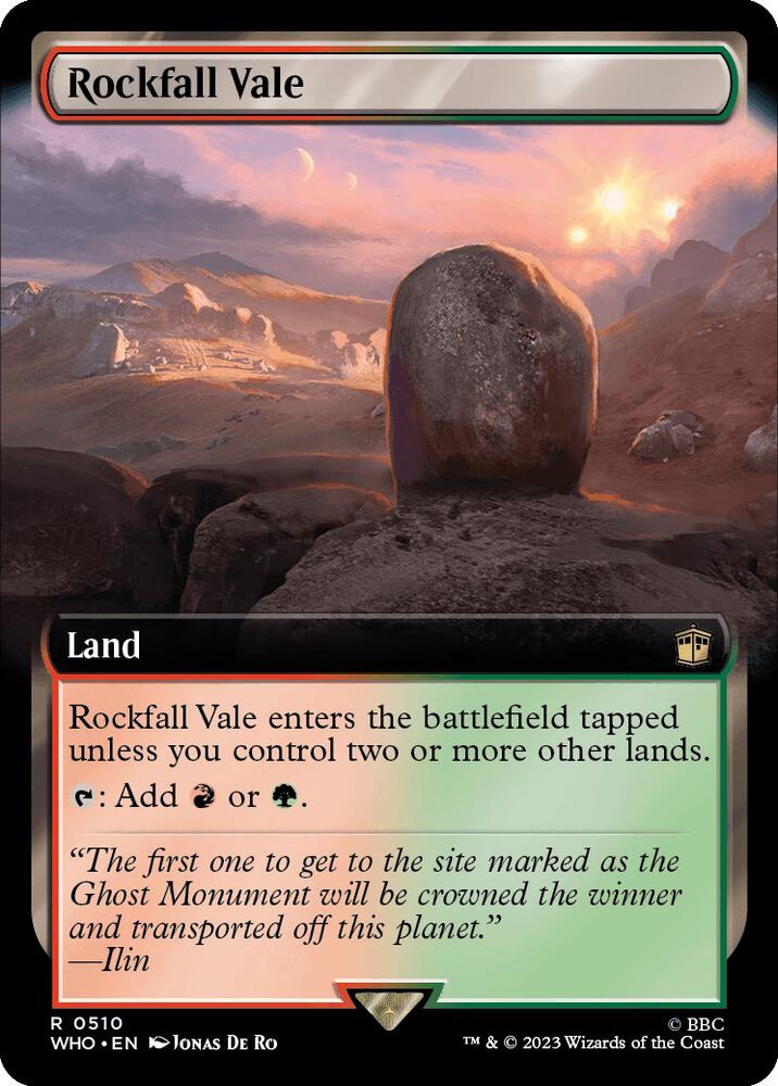 Rockfall Vale (Extended Art) (510) [Doctor Who] [Extended Art]