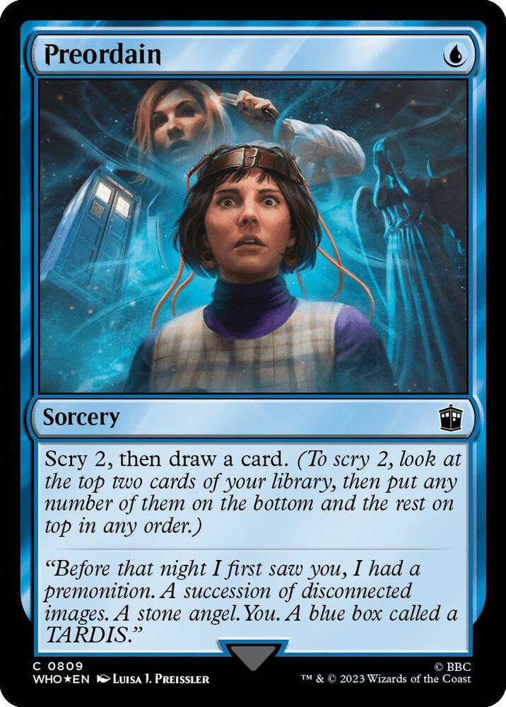 Preordain (Surge Foil) (809) [Doctor Who]