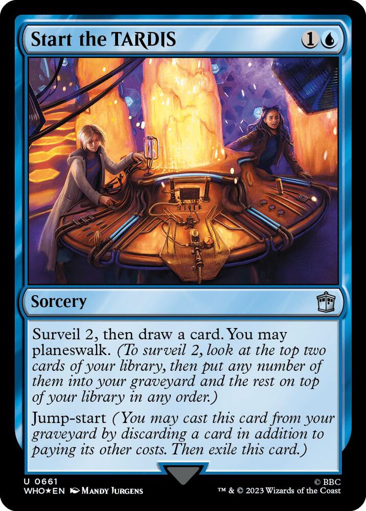 Start the TARDIS (Surge Foil) (661) [Doctor Who]