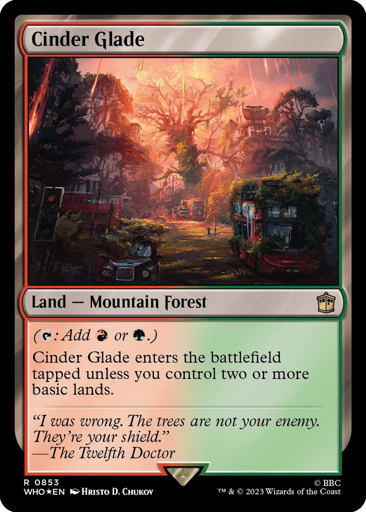 Cinder Glade (Surge Foil) (853) [Doctor Who]