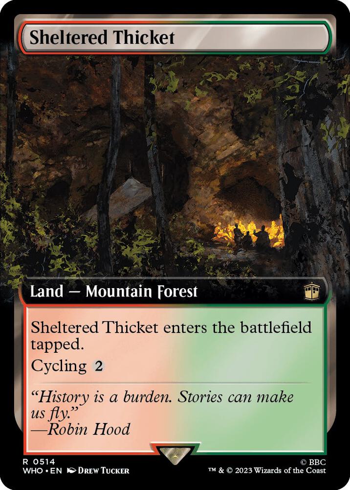 Sheltered Thicket (Extended Art) (514) [Doctor Who] [Extended Art]