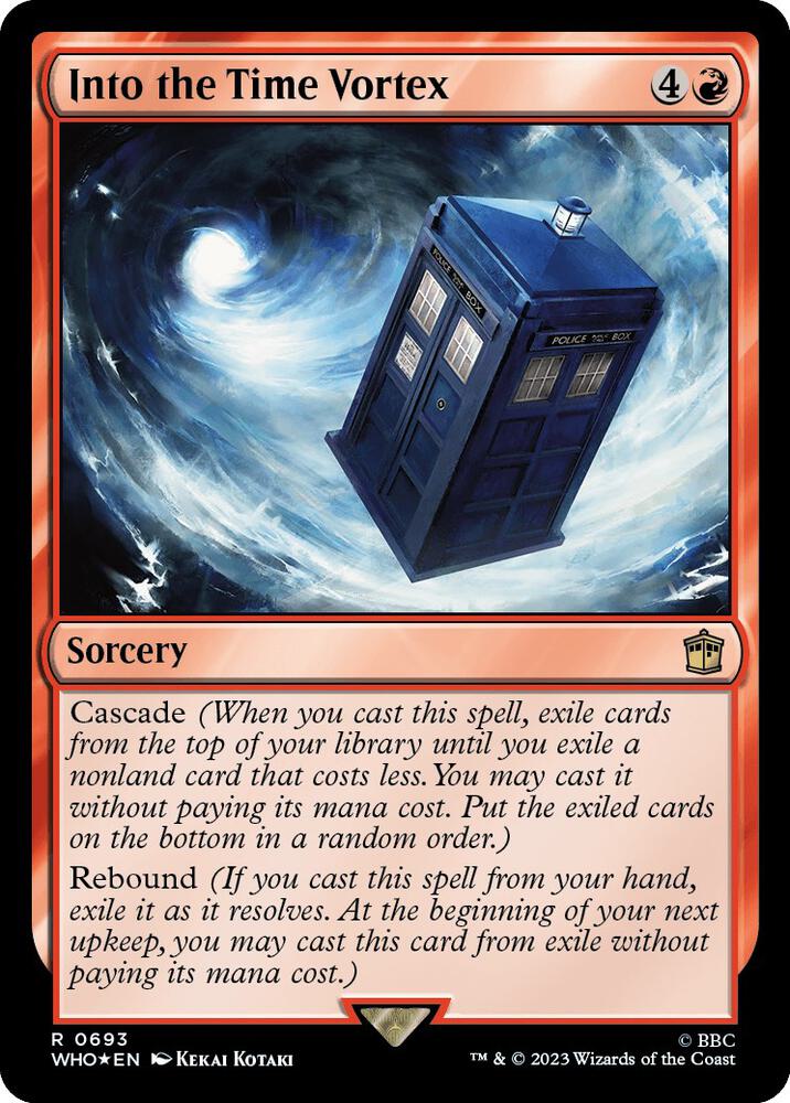 Into the Time Vortex (Surge Foil) (693) [Doctor Who]
