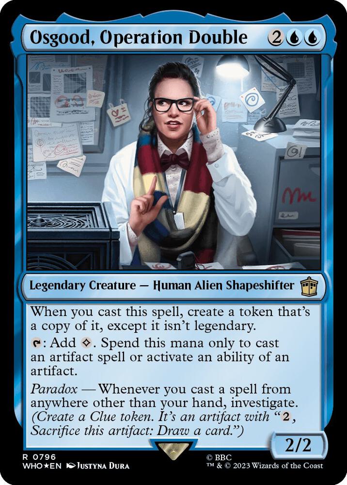 Osgood, Operation Double (Surge Foil) (796) [Doctor Who]