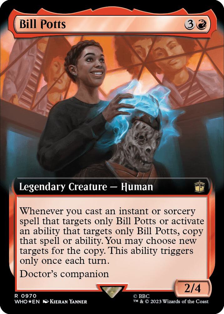 Bill Potts (Extended Art) (Surge Foil) (970) [Doctor Who] [Extended Art]