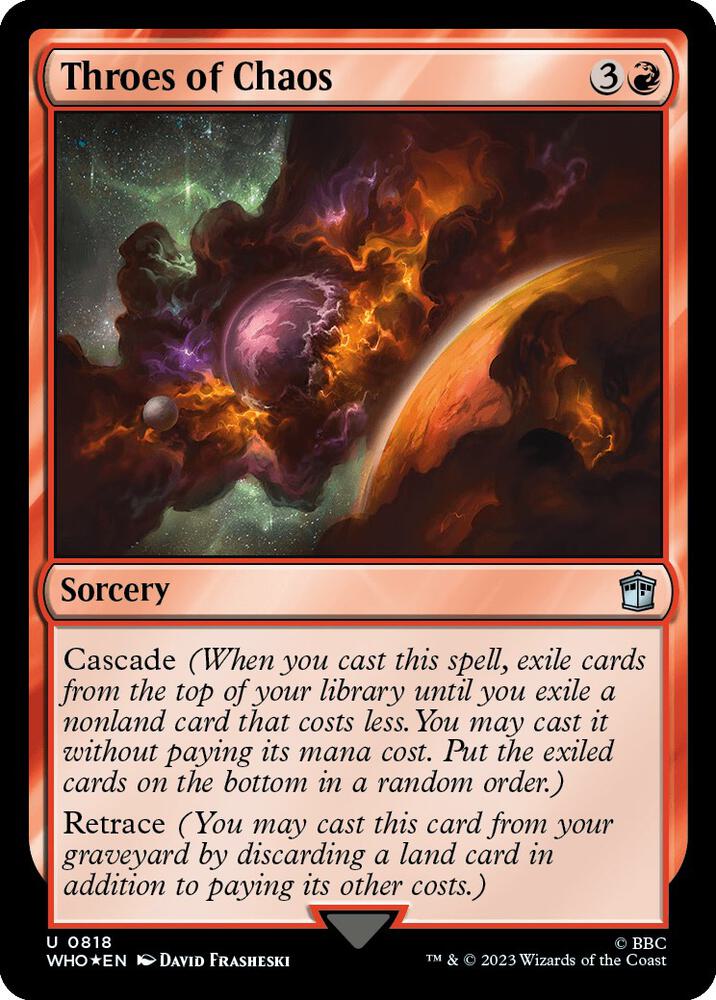 Throes of Chaos (Surge Foil) (818) [Doctor Who]