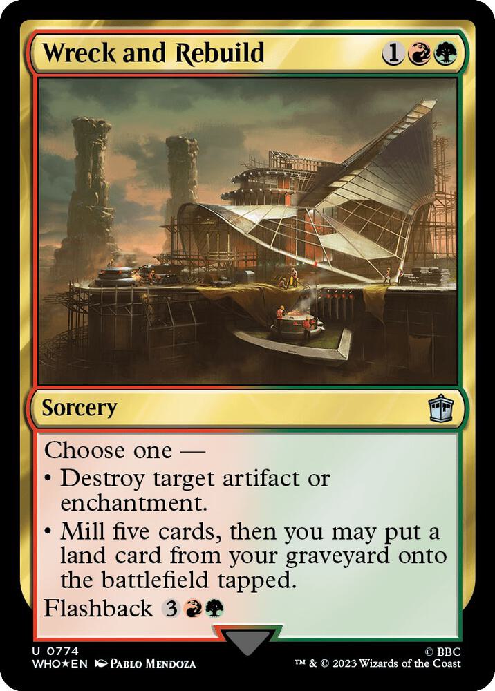 Wreck and Rebuild (Surge Foil) (774) [Doctor Who]