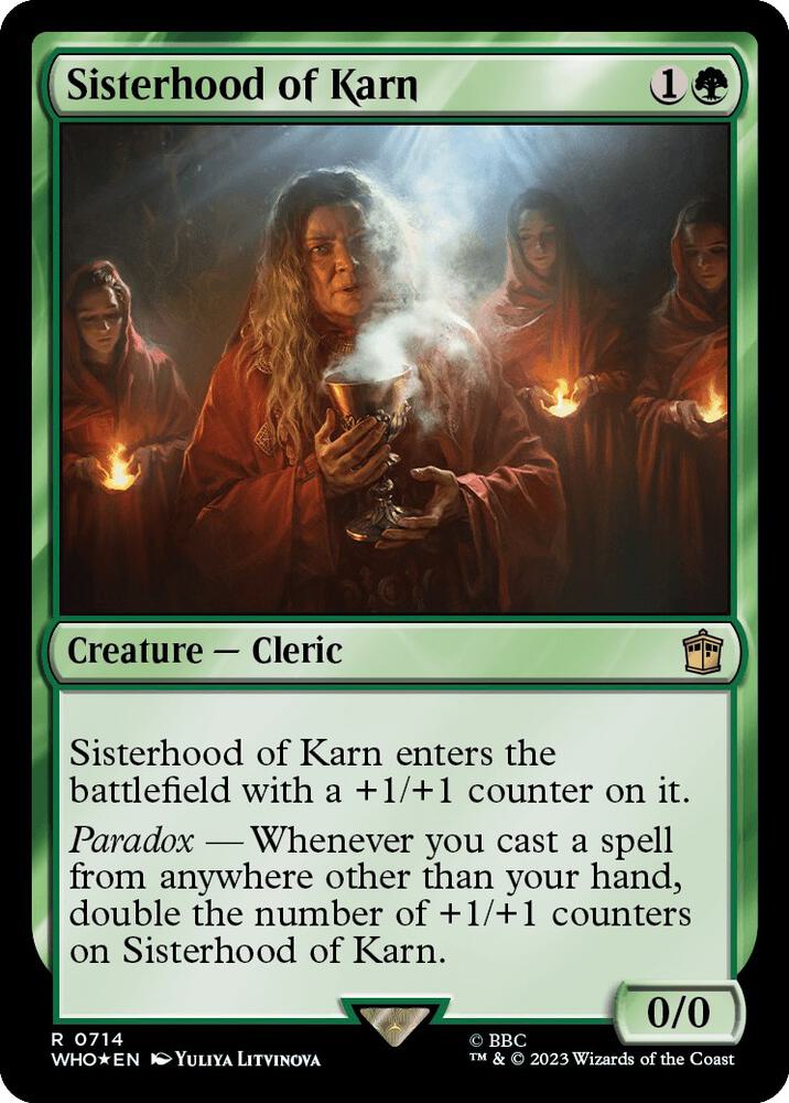 Sisterhood of Karn (Surge Foil) (714) [Doctor Who]
