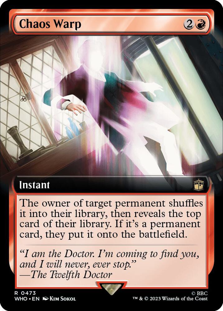 Chaos Warp (Extended Art) (473) [Doctor Who] [Extended Art]