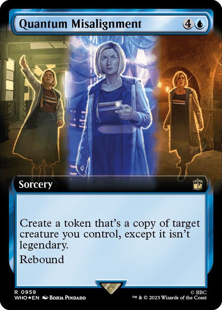 Quantum Misalignment (Extended Art) (Surge Foil) (959) [Doctor Who] [Extended Art]
