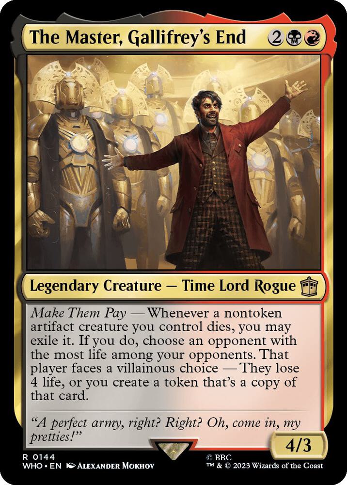 The Master, Gallifrey's End (144) [Doctor Who]