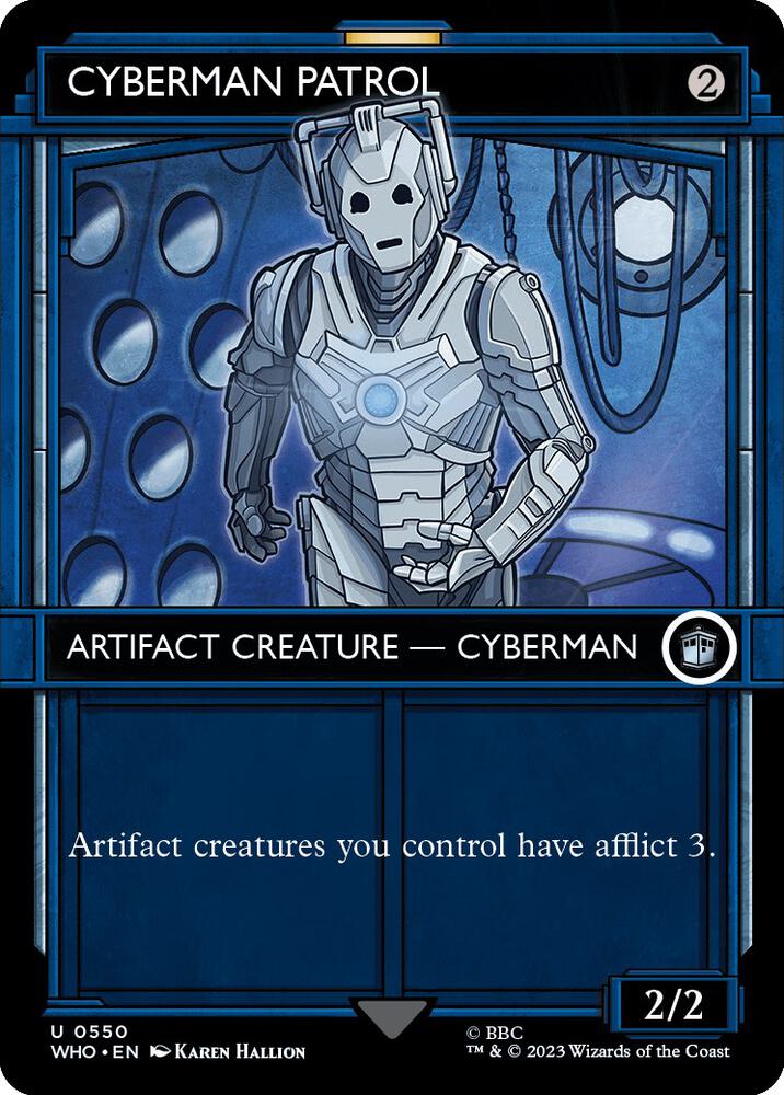 Cyberman Patrol (Showcase) (550) [Doctor Who] [Showcase, Borderless]