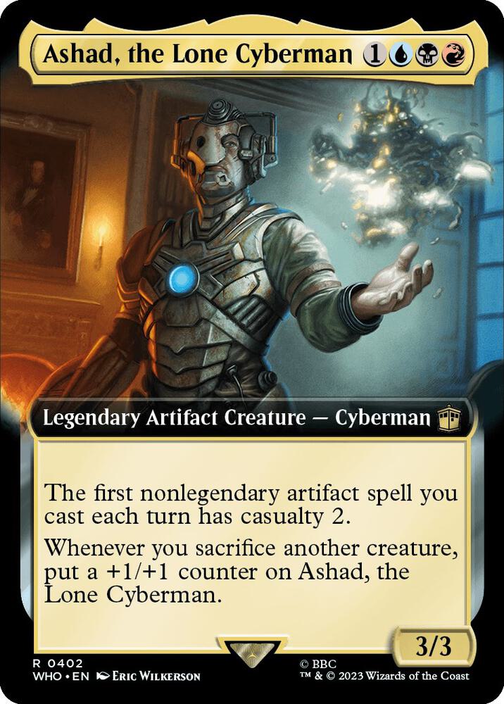 Ashad, the Lone Cyberman (Extended Art) (402) [Doctor Who] [Extended Art]