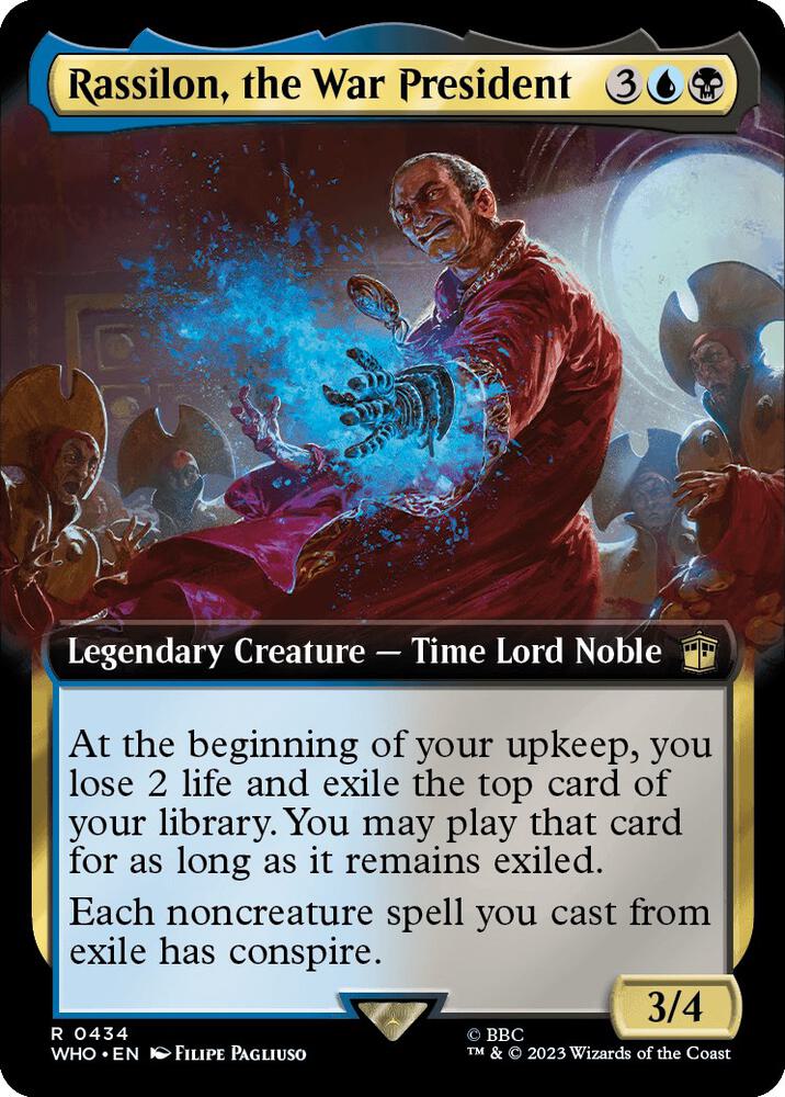 Rassilon, the War President (Extended Art) (434) [Doctor Who] [Extended Art]