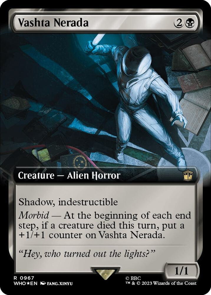 Vashta Nerada (Extended Art) (Surge Foil) (967) [Doctor Who] [Extended Art]