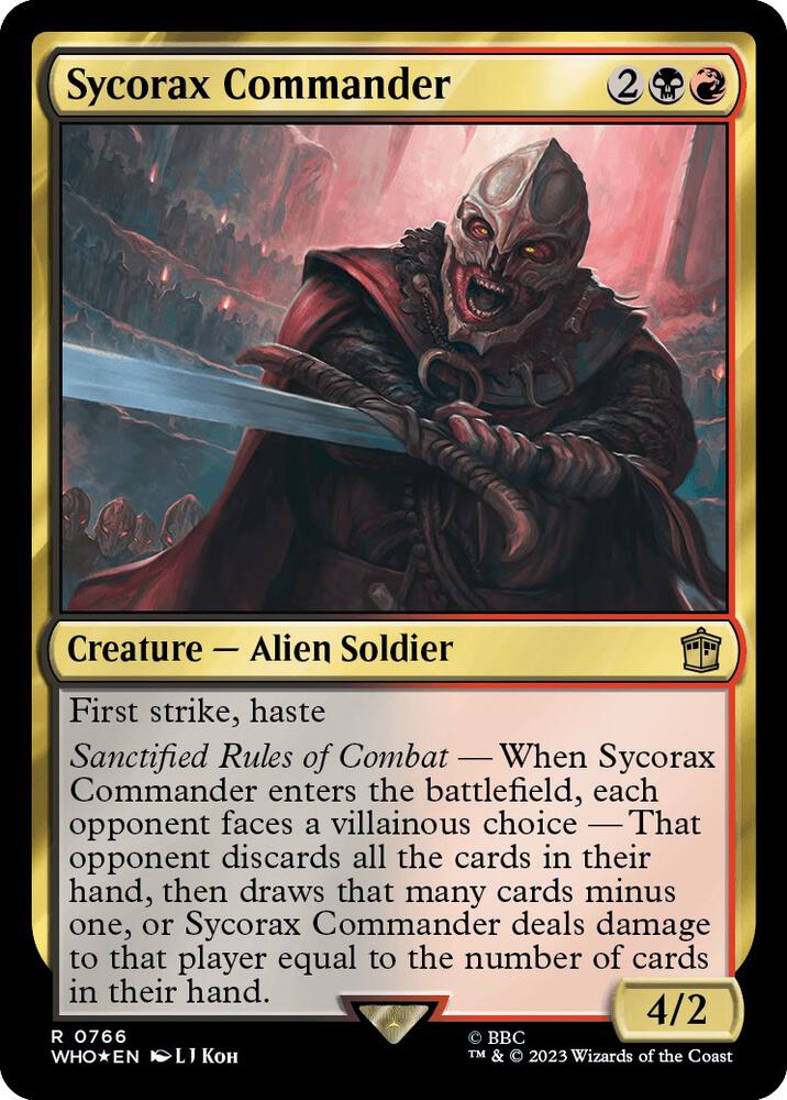 Sycorax Commander (Surge Foil) (766) [Doctor Who]