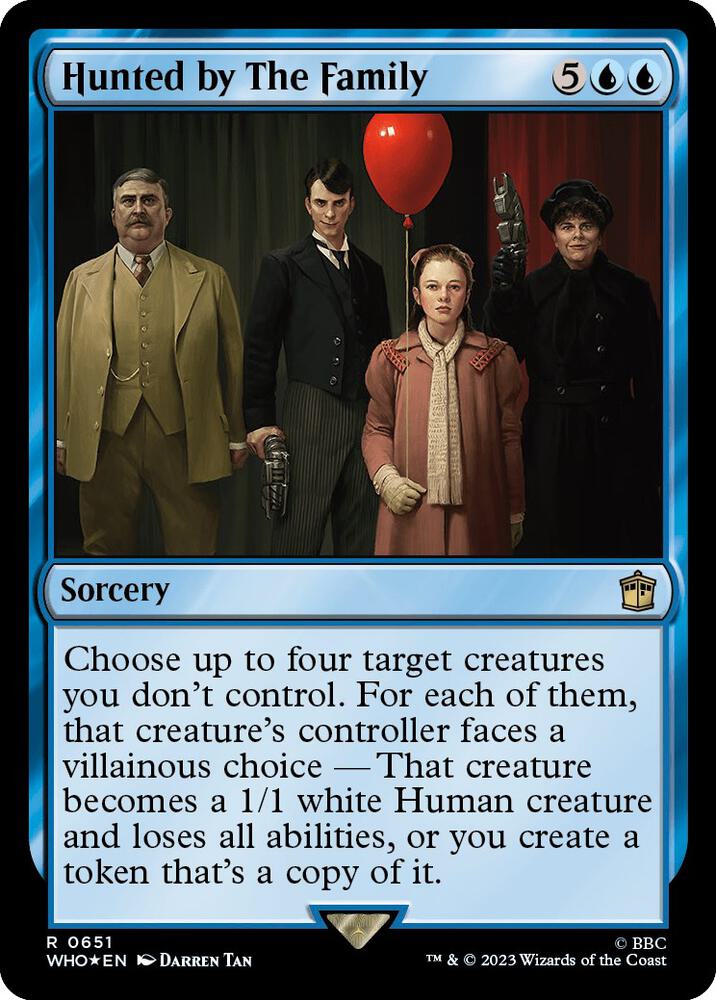 Hunted by The Family (Surge Foil) (651) [Doctor Who]