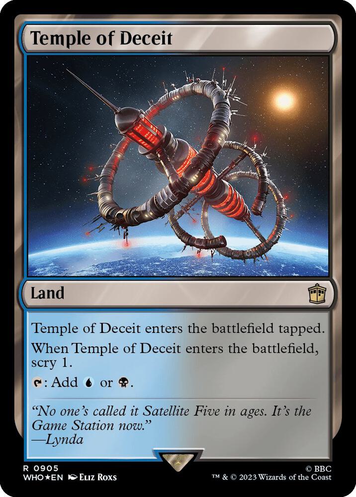 Temple of Deceit (Surge Foil) (905) [Doctor Who]