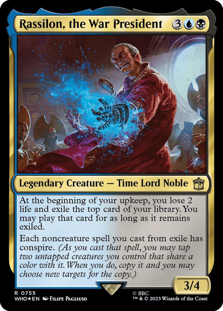 Rassilon, the War President (Surge Foil) (755) [Doctor Who]