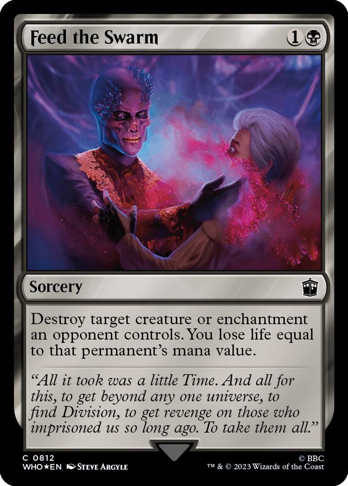 Feed the Swarm (Surge Foil) (812) [Doctor Who]