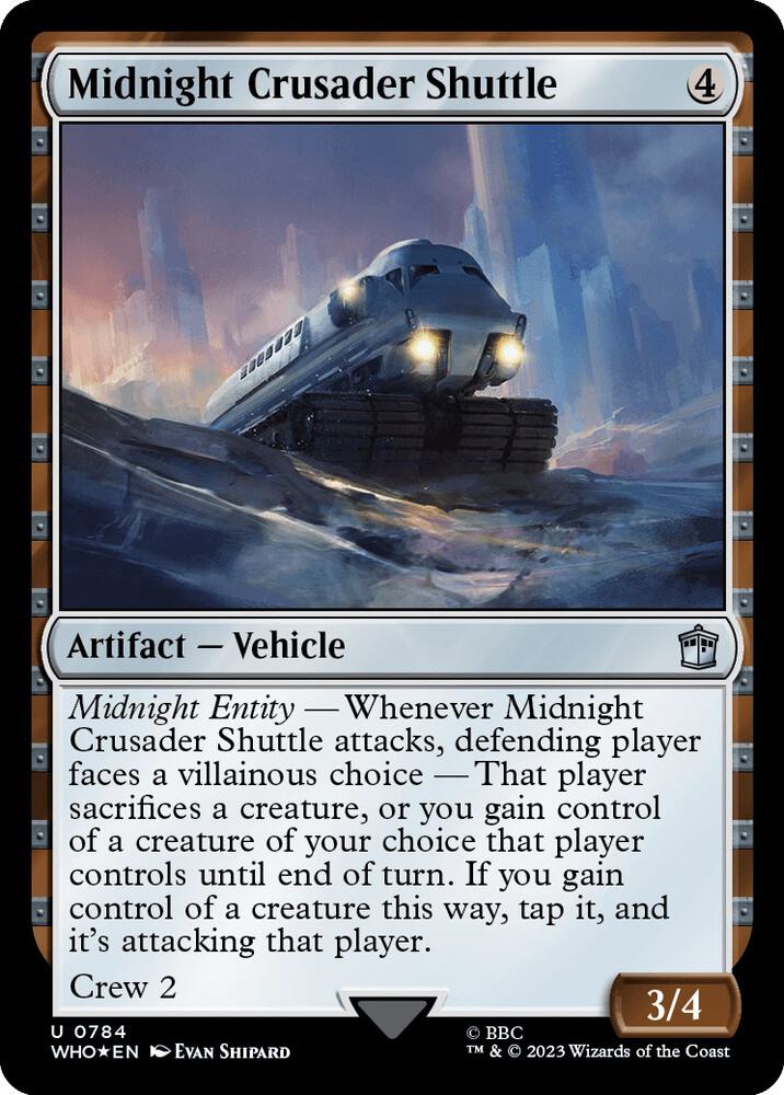 Midnight Crusader Shuttle (Surge Foil) (784) [Doctor Who]