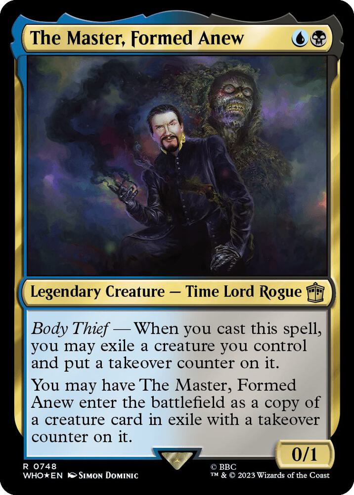 The Master, Formed Anew (Surge Foil) (748) [Doctor Who]