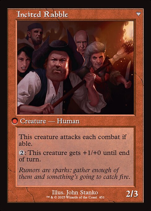 Town Gossipmonger (Retro Frame) (451) [Innistrad Remastered] Reverse