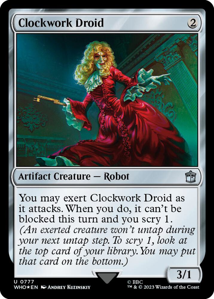 Clockwork Droid (Surge Foil) (777) [Doctor Who]