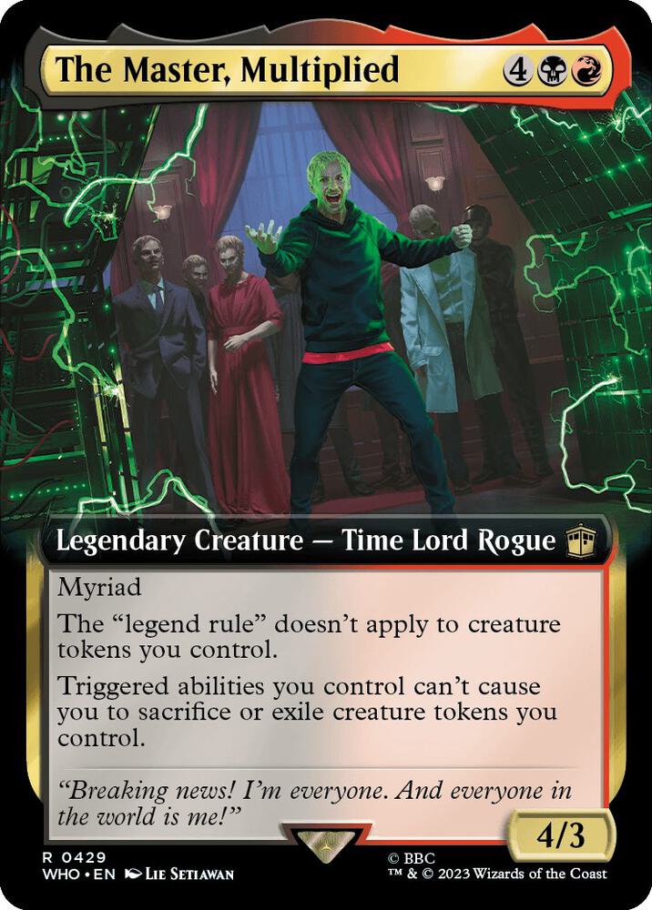 The Master, Multiplied (Extended Art) (429) [Doctor Who] [Extended Art]