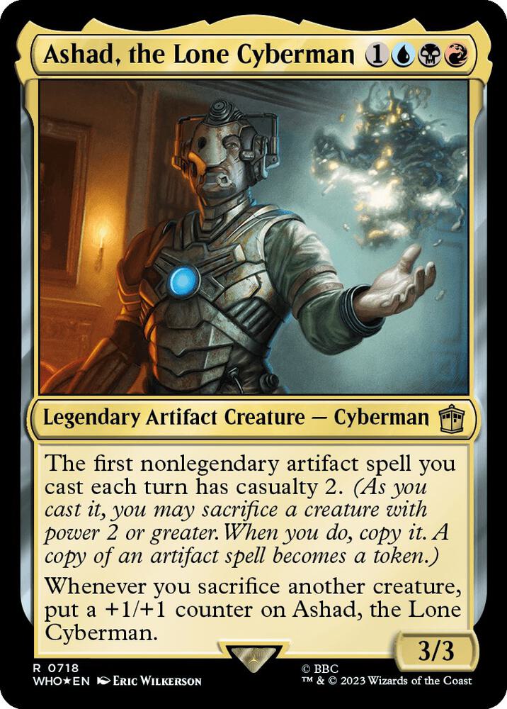 Ashad, the Lone Cyberman (Surge Foil) (718) [Doctor Who]