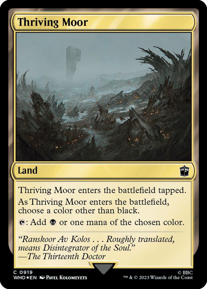 Thriving Moor (Surge Foil) (919) [Doctor Who]