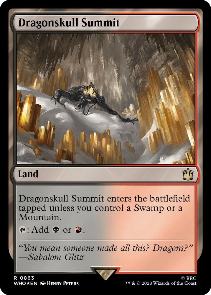 Dragonskull Summit (Surge Foil) (863) [Doctor Who]