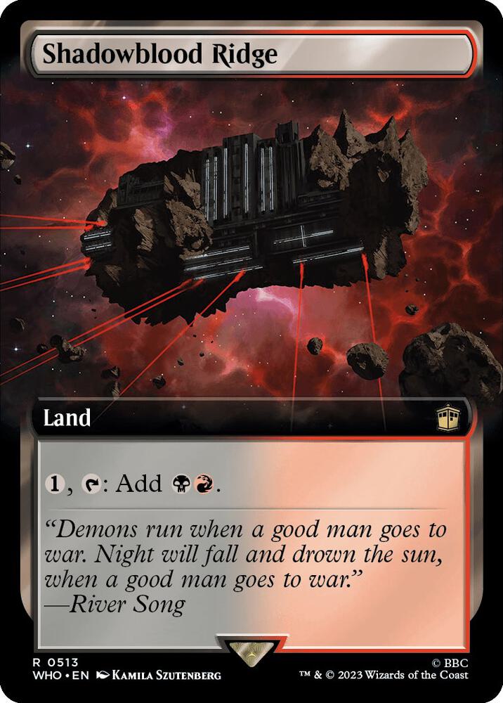 Shadowblood Ridge (Extended Art) (513) [Doctor Who] [Extended Art]