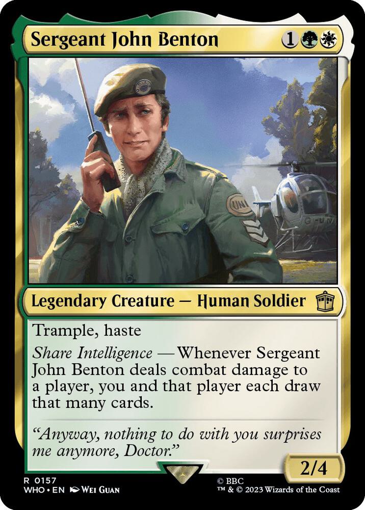 Sergeant John Benton (157) [Doctor Who]