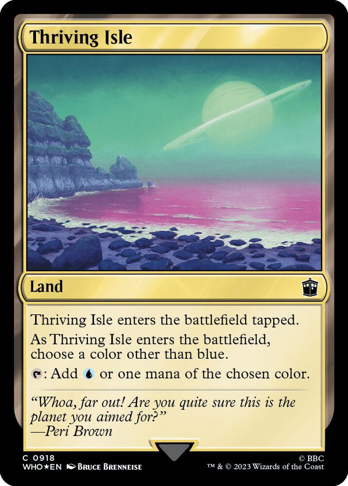 Thriving Isle (Surge Foil) (918) [Doctor Who]