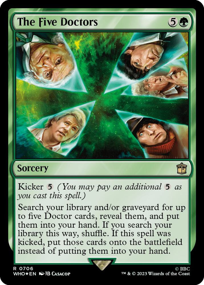 The Five Doctors (Surge Foil) (706) [Doctor Who]