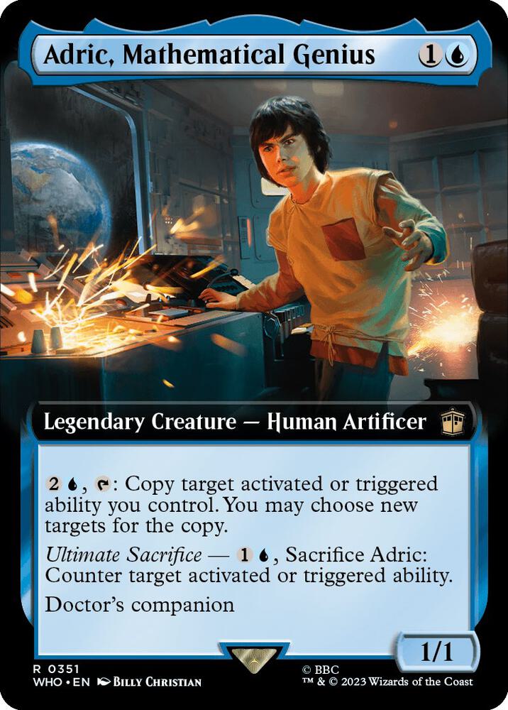 Adric, Mathematical Genius (Extended Art) (351) [Doctor Who] [Extended Art]