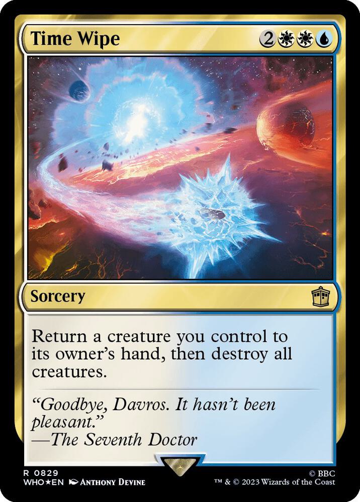 Time Wipe (Surge Foil) (829) [Doctor Who]
