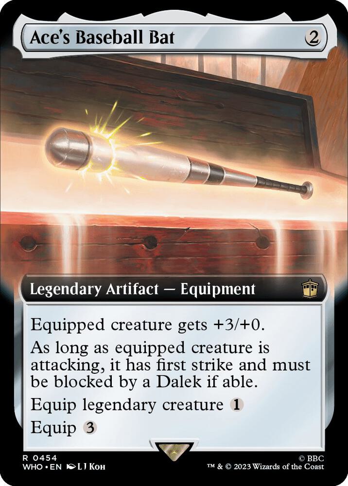 Ace's Baseball Bat (Extended Art) (454) [Doctor Who] [Extended Art]