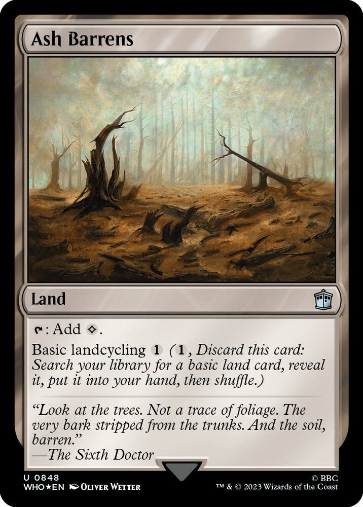 Ash Barrens (Surge Foil) (848) [Doctor Who]
