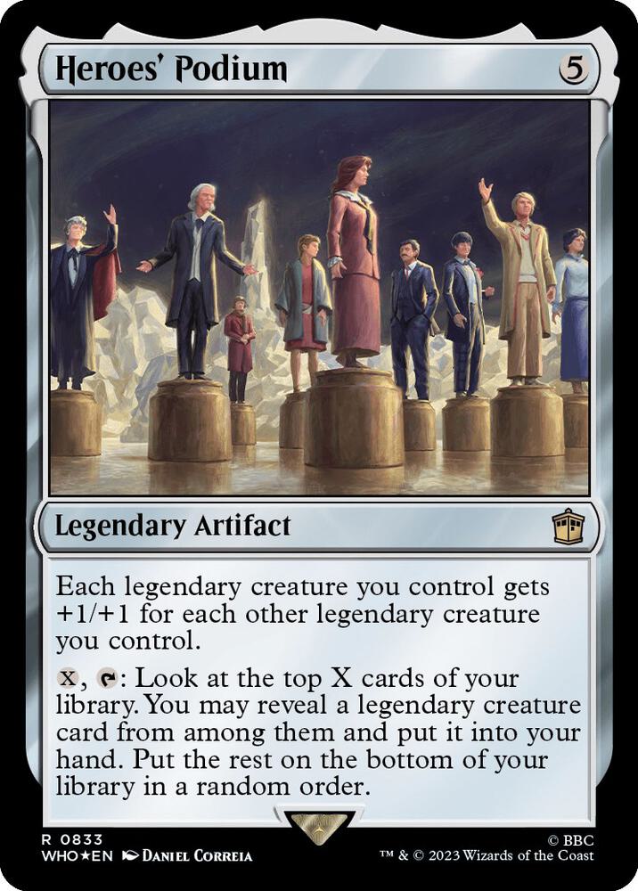 Heroes' Podium (Surge Foil) (833) [Doctor Who]