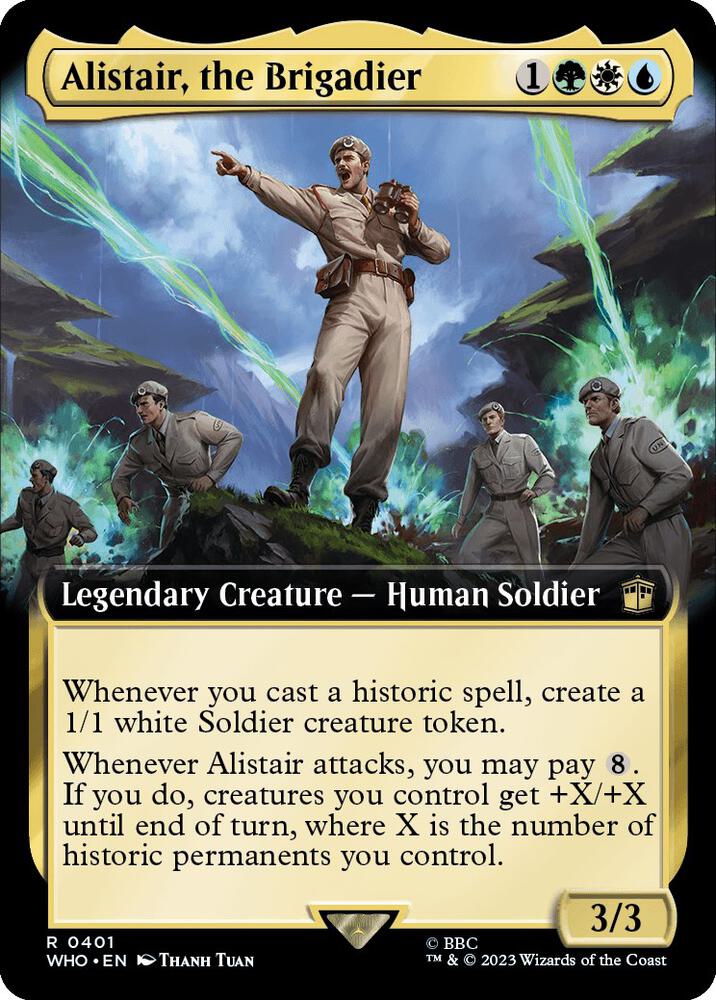 Alistair, the Brigadier (Extended Art) (401) [Doctor Who] [Extended Art]