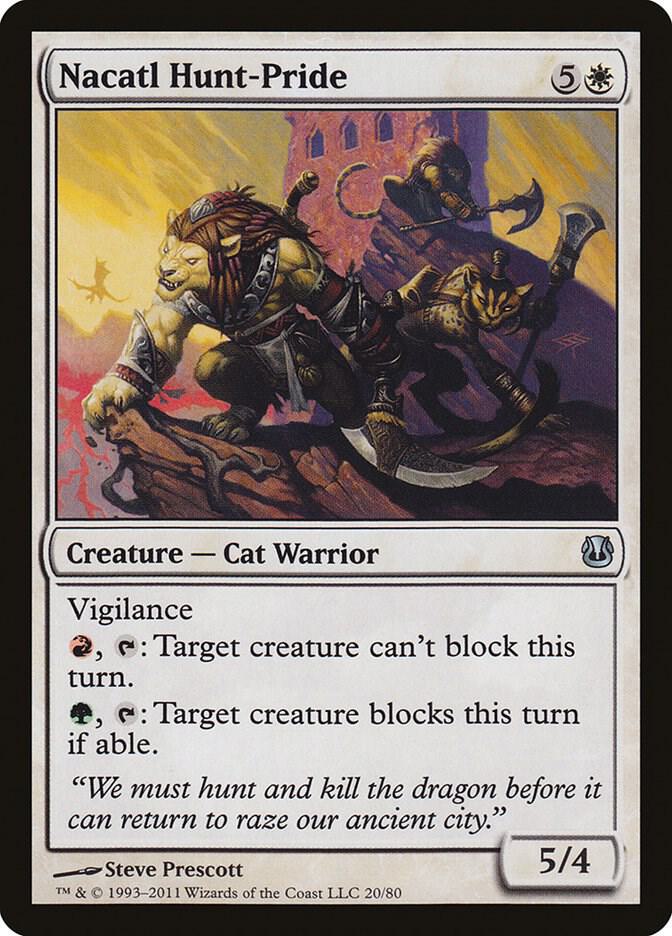 Nacatl Hunt-Pride (20) [Duel Decks: Ajani vs. Nicol Bolas]