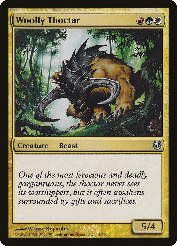 Woolly Thoctar (13) [Duel Decks: Ajani vs. Nicol Bolas]