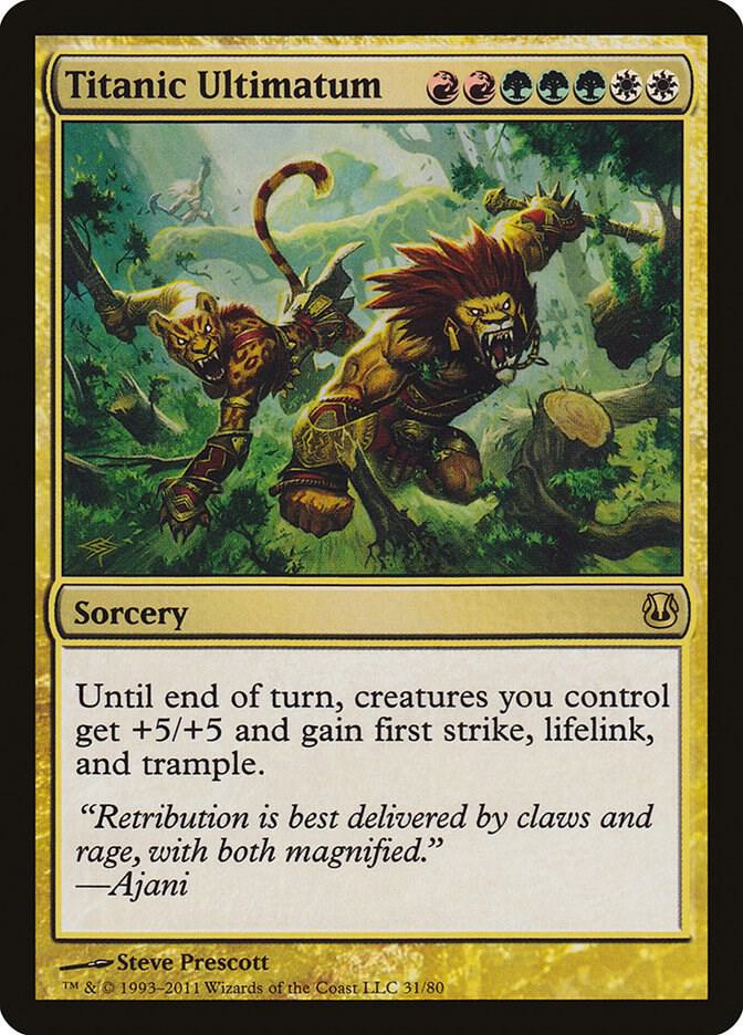 Titanic Ultimatum (31) [Duel Decks: Ajani vs. Nicol Bolas]