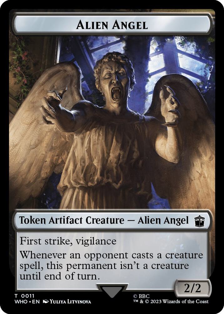 Alien Angel // Alien Insect Double-Sided Token (11 // 19) [Doctor Who]