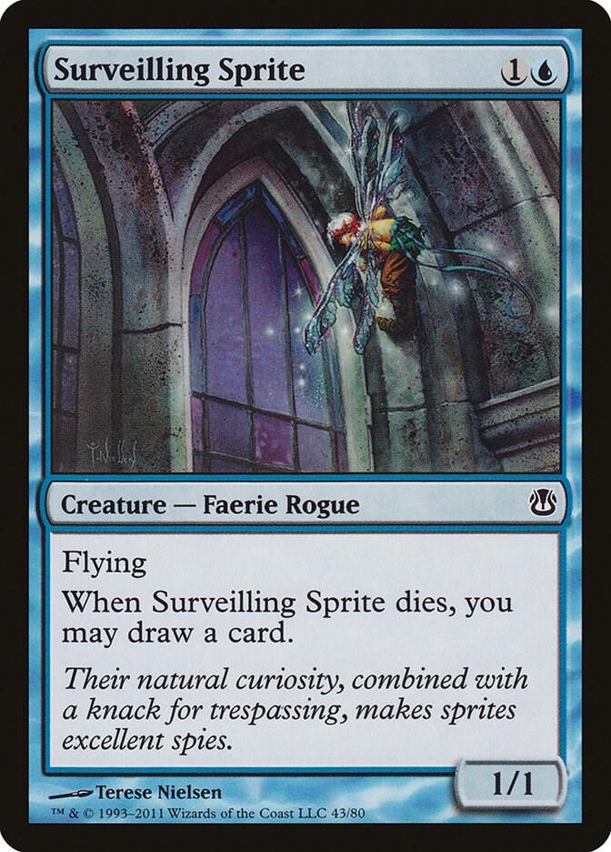 Surveilling Sprite (43) [Duel Decks: Ajani vs. Nicol Bolas]
