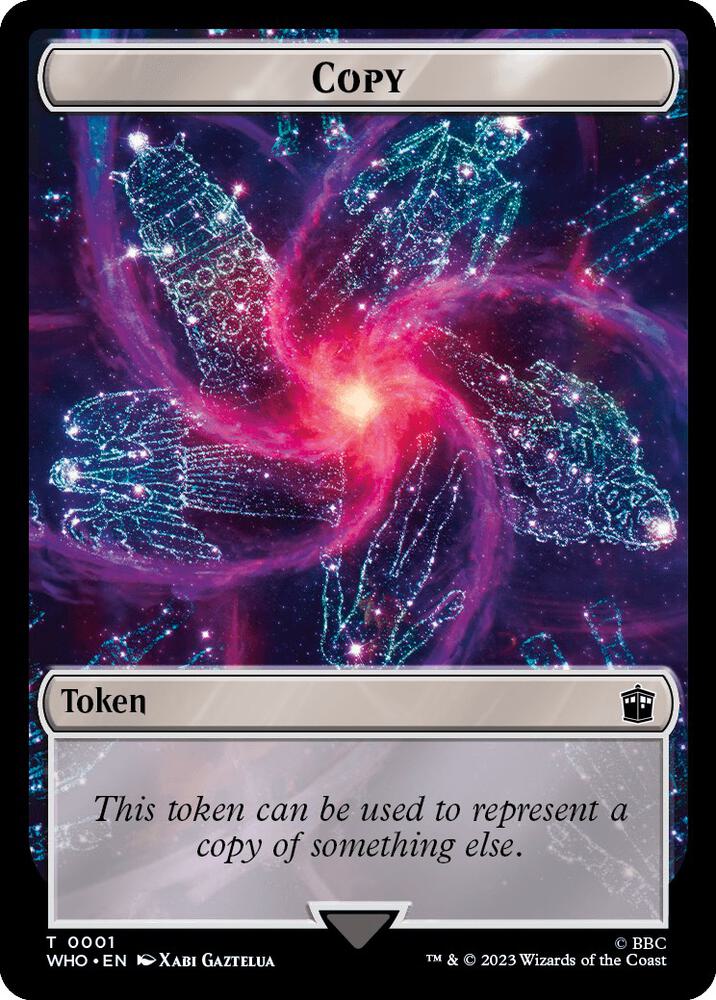 Copy // Mutant Double-Sided Token (1 // 18) [Doctor Who]